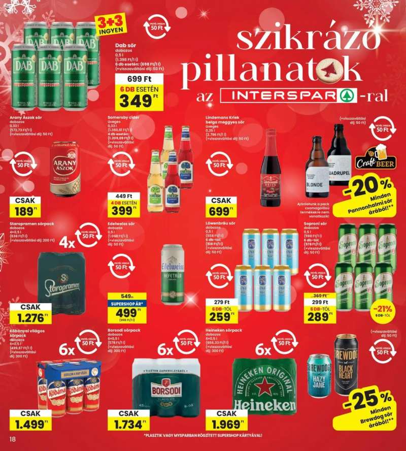 Interspar Akciós újság Interspar 18 oldal