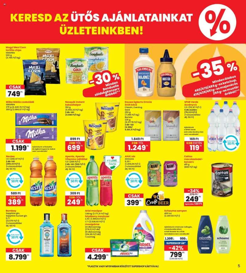 Interspar Akciós újság Interspar 5 oldal