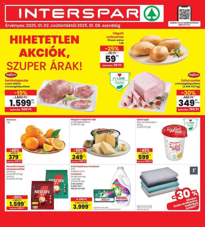 Interspar Akciós újság Interspar 1 oldal