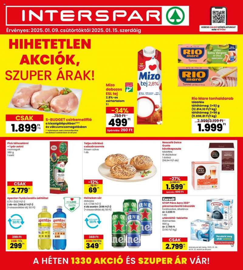 Interspar Akciós újság Interspar 1 oldal