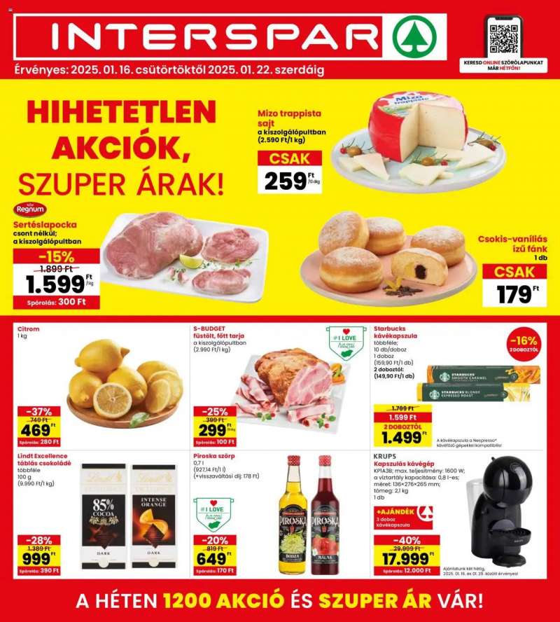 Interspar Akciós újság Interspar 1 oldal