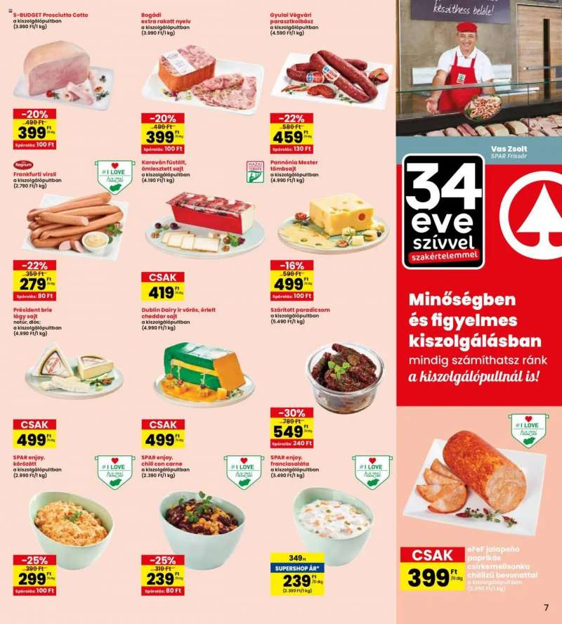 Interspar Akciós újság Interspar 7 oldal