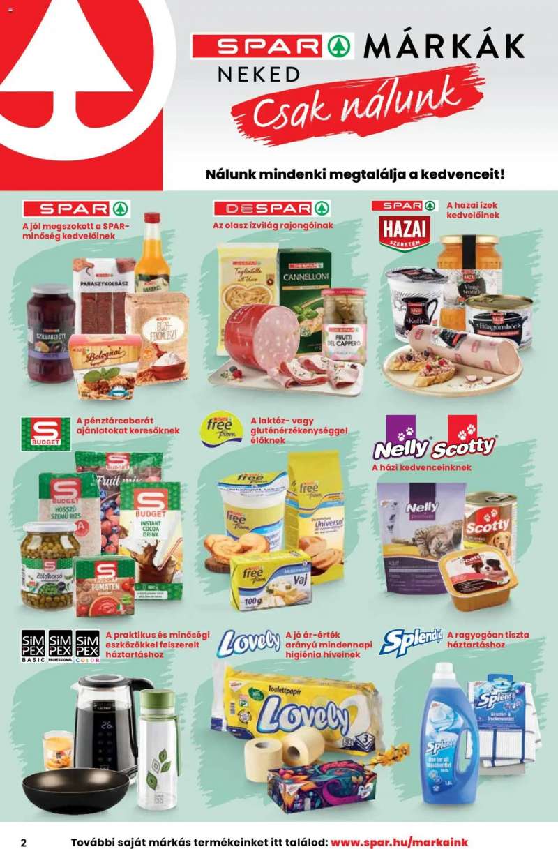 Interspar Sajátmárka katalógus 2 oldal