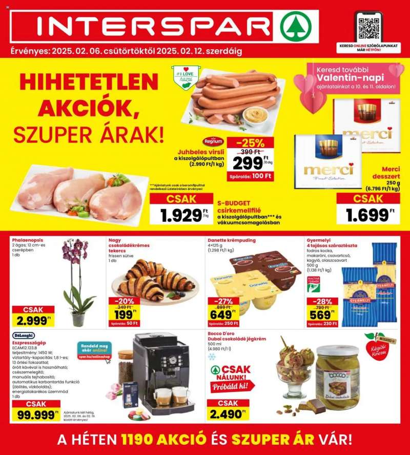 Interspar Akciós újság Interspar 1 oldal