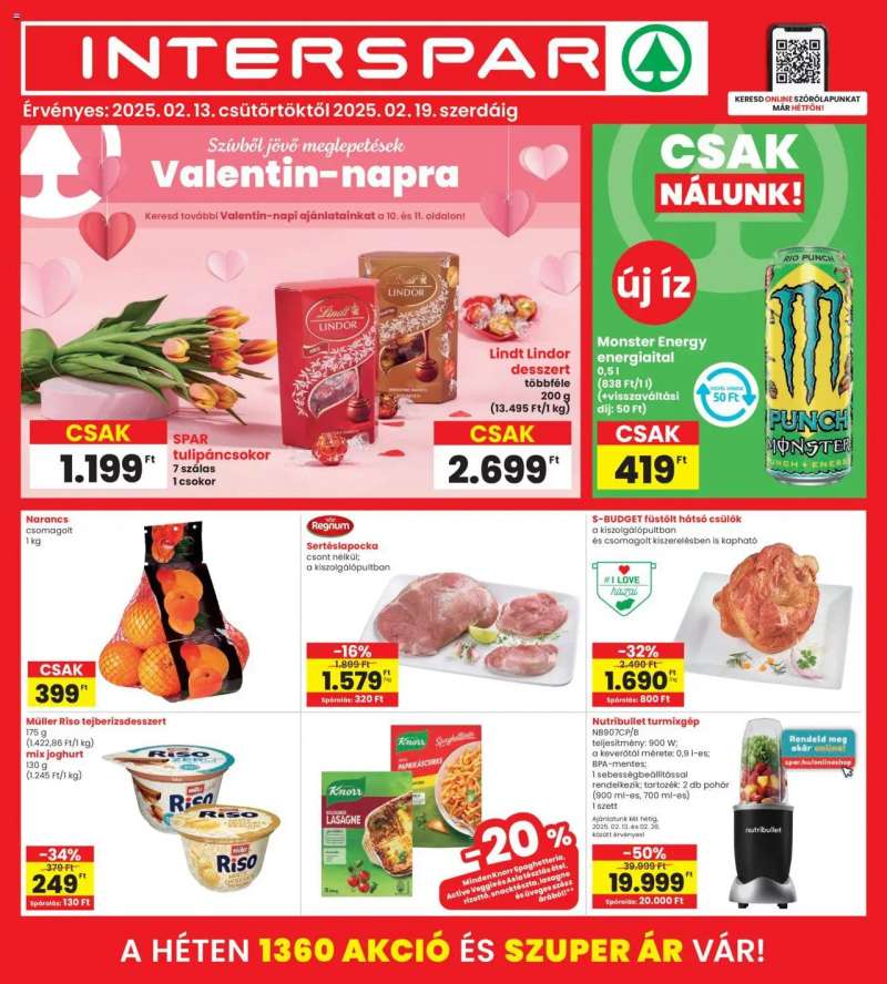 Interspar Akciós újság Interspar 1 oldal