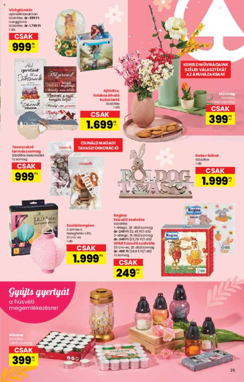 Interspar Tavasz katalógus 25 oldal