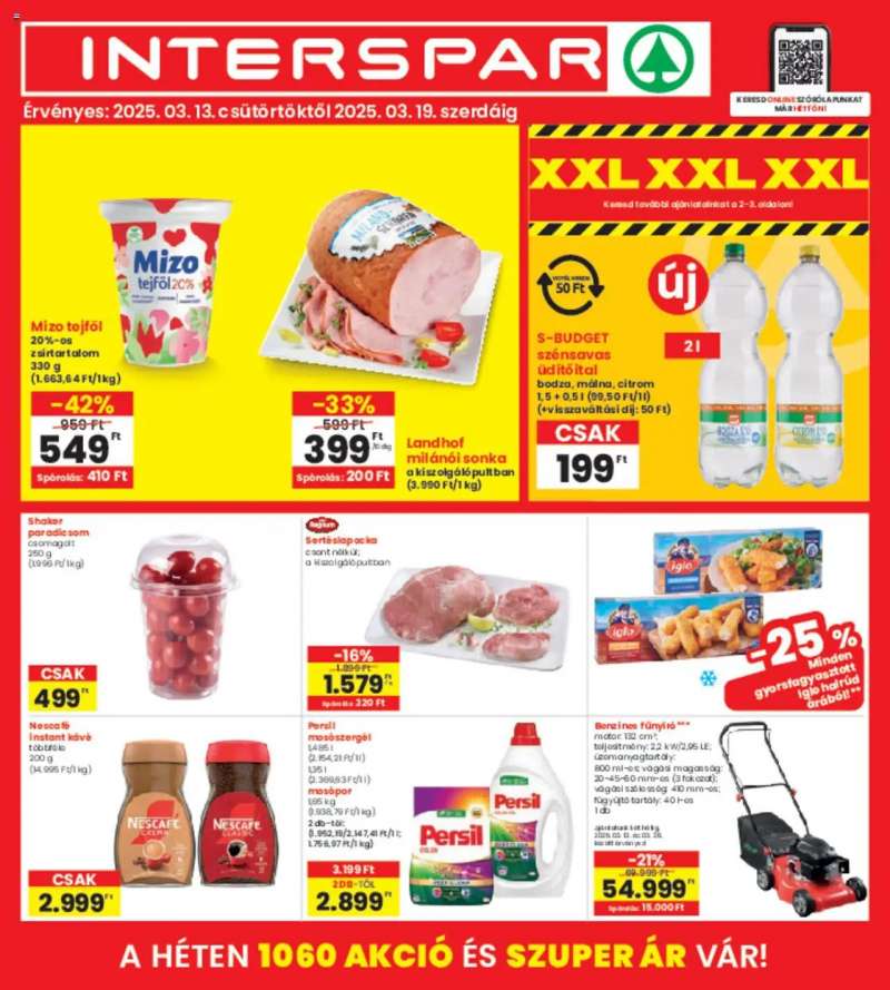 Interspar Akciós újság Interspar 1 oldal