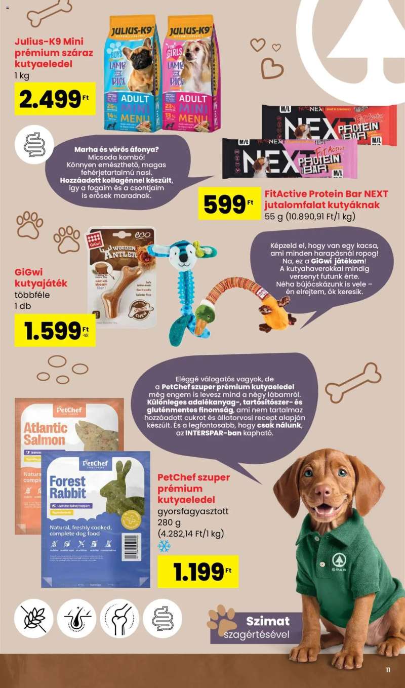 Interspar Állateledel katalógus 11 oldal
