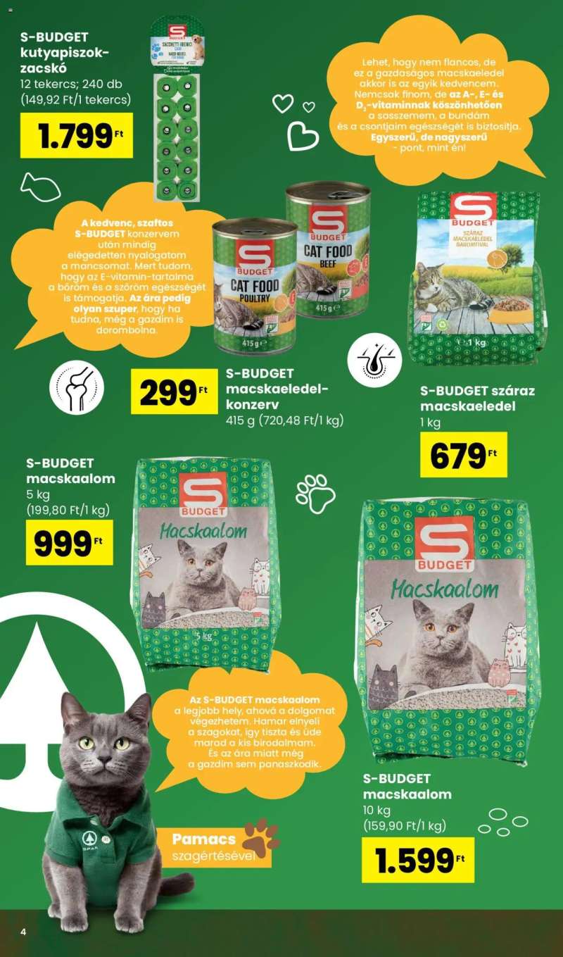 Interspar Állateledel katalógus 4 oldal