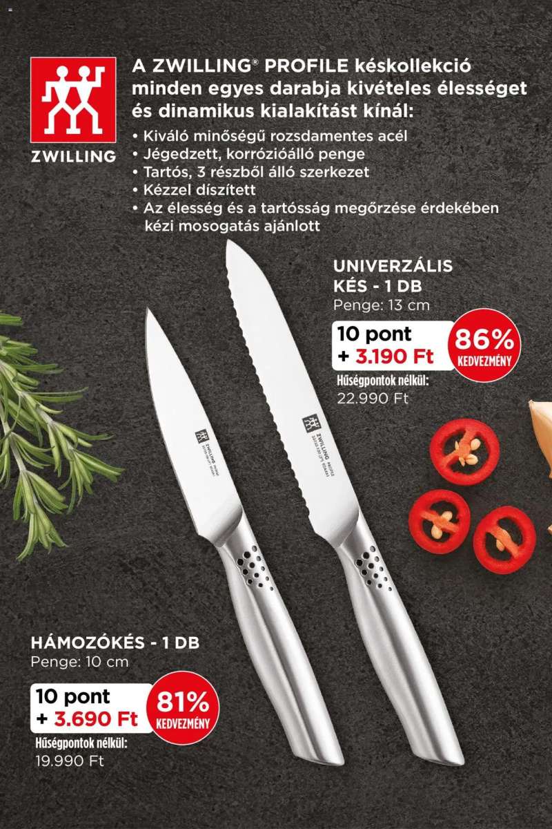 Interspar Zwilling hűségakció 4 oldal