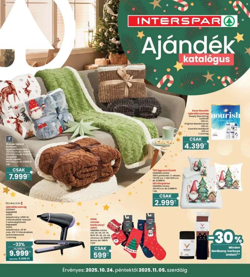 Interspar Ajándék katalógus 1 oldal
