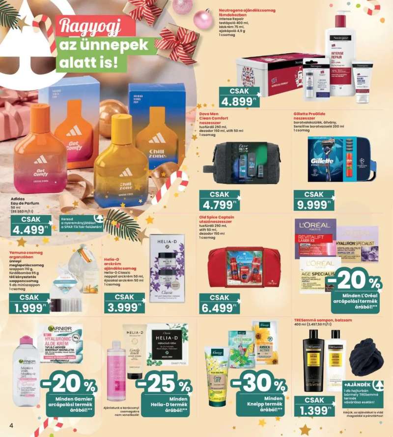 Interspar Ajándék katalógus 4 oldal