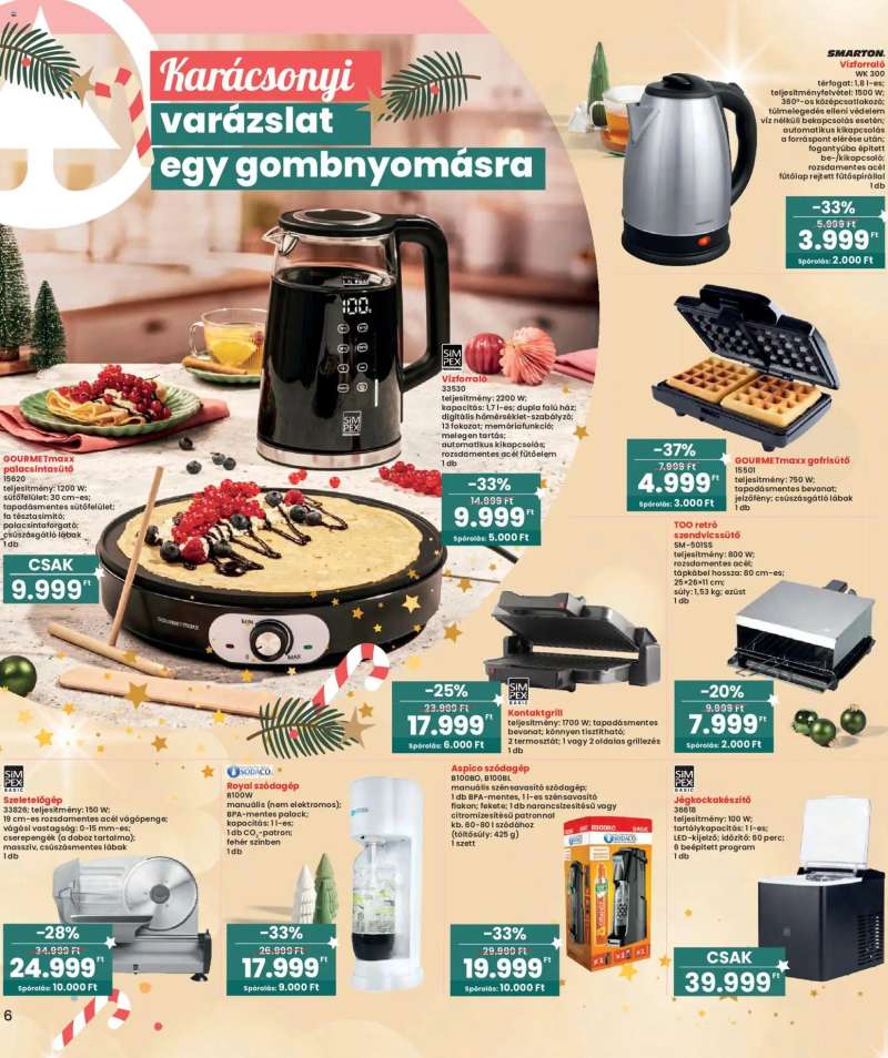 Interspar Ajándék katalógus 6 oldal