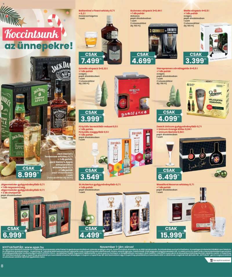 Interspar Ajándék katalógus 8 oldal