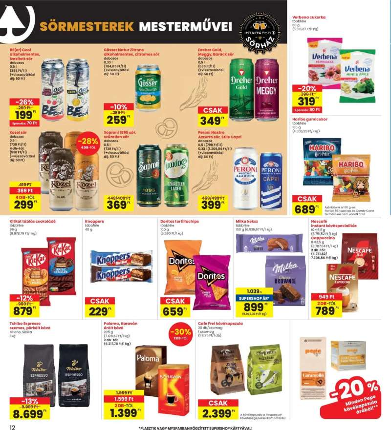 Interspar Akciós újság Interspar 12 oldal