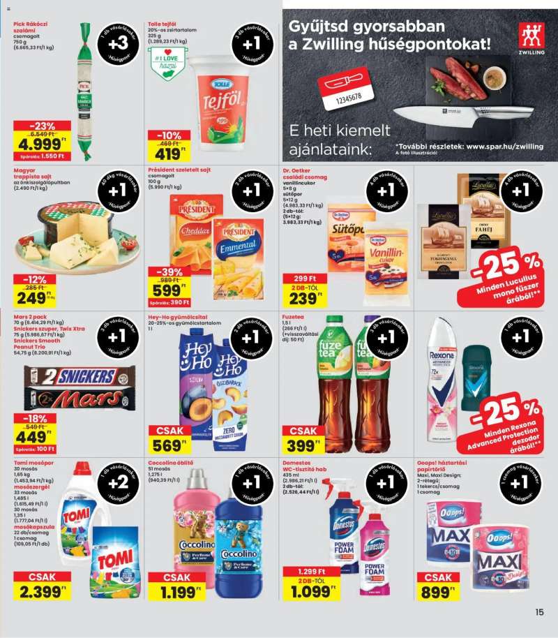 Interspar Akciós újság Interspar 15 oldal