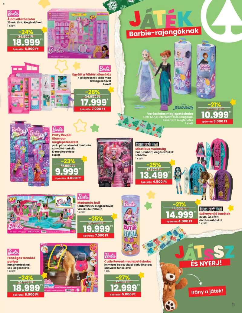 Interspar Játék katalógus 12 oldal