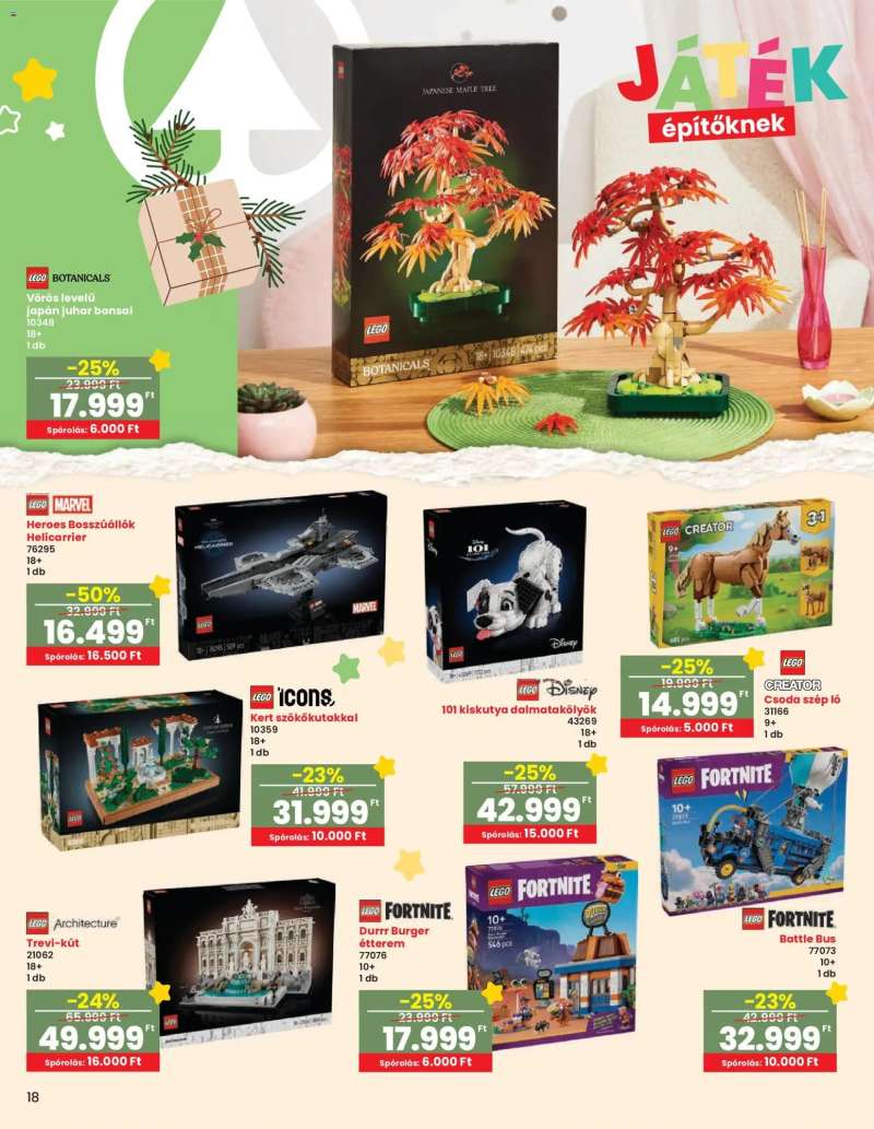 Interspar Játék katalógus 19 oldal