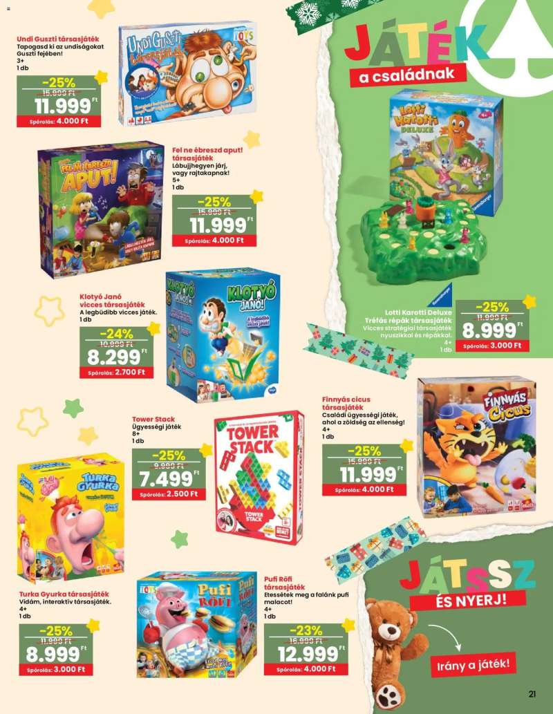 Interspar Játék katalógus 22 oldal