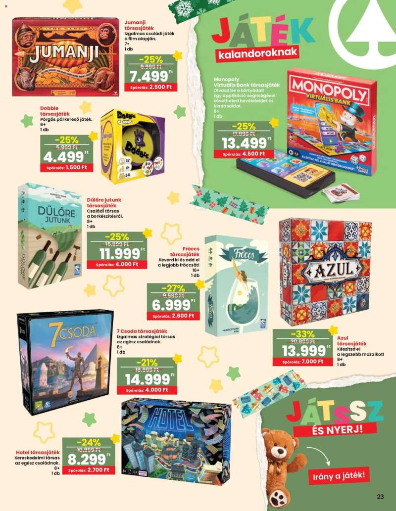 Interspar Játék katalógus 24 oldal