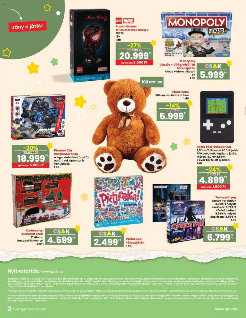 Interspar Játék katalógus 25 oldal