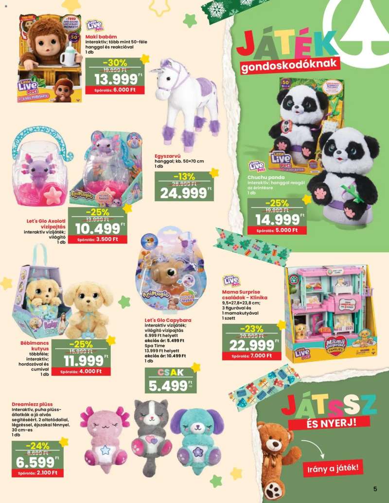 Interspar Játék katalógus 6 oldal