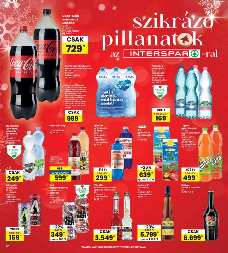 Interspar Akciós újság Interspar 12 oldal
