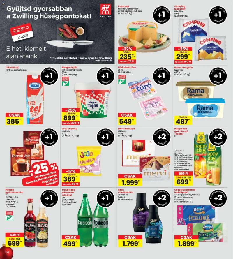 Interspar Akciós újság Interspar 14 oldal