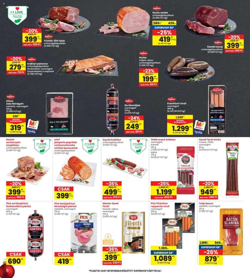 Interspar Akciós újság Interspar 6 oldal