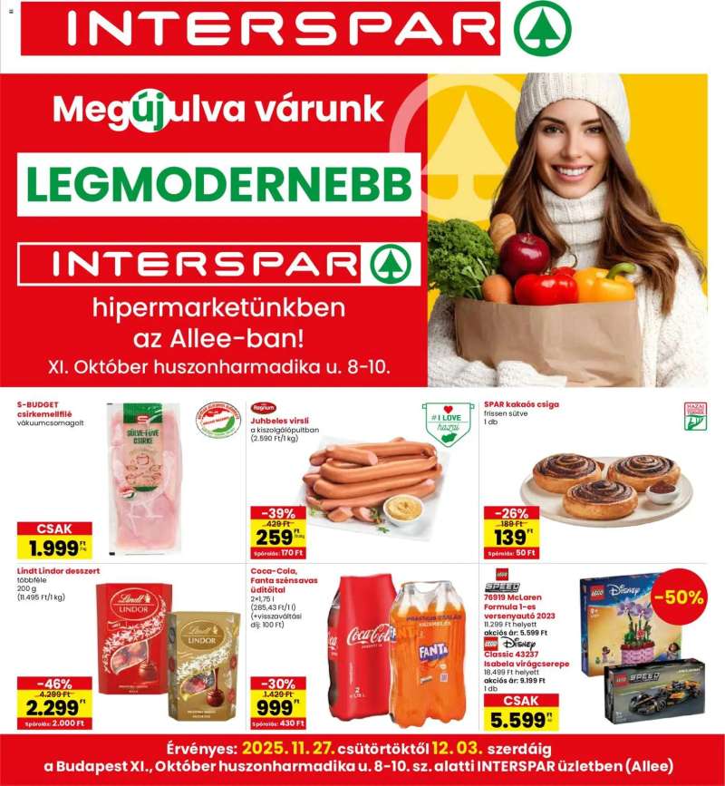 Interspar Allee üzlet megújulás 1 oldal