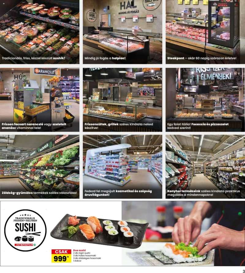 Interspar Allee üzlet megújulás 3 oldal