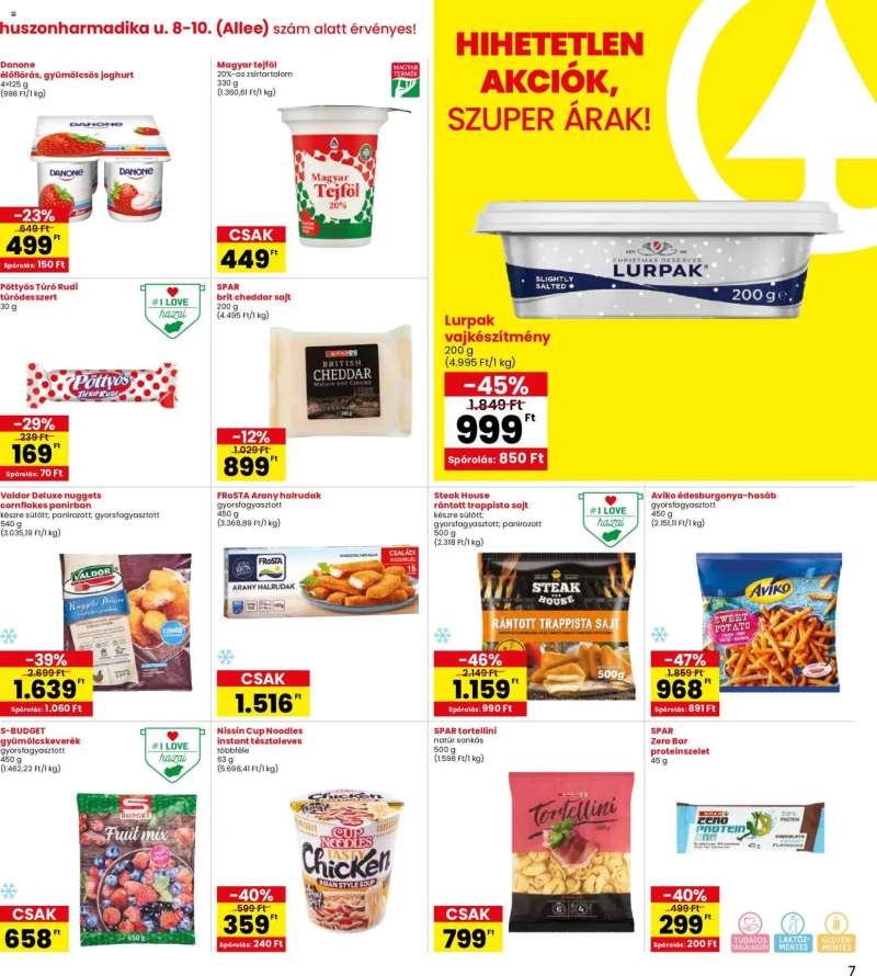 Interspar Allee üzlet megújulás 7 oldal