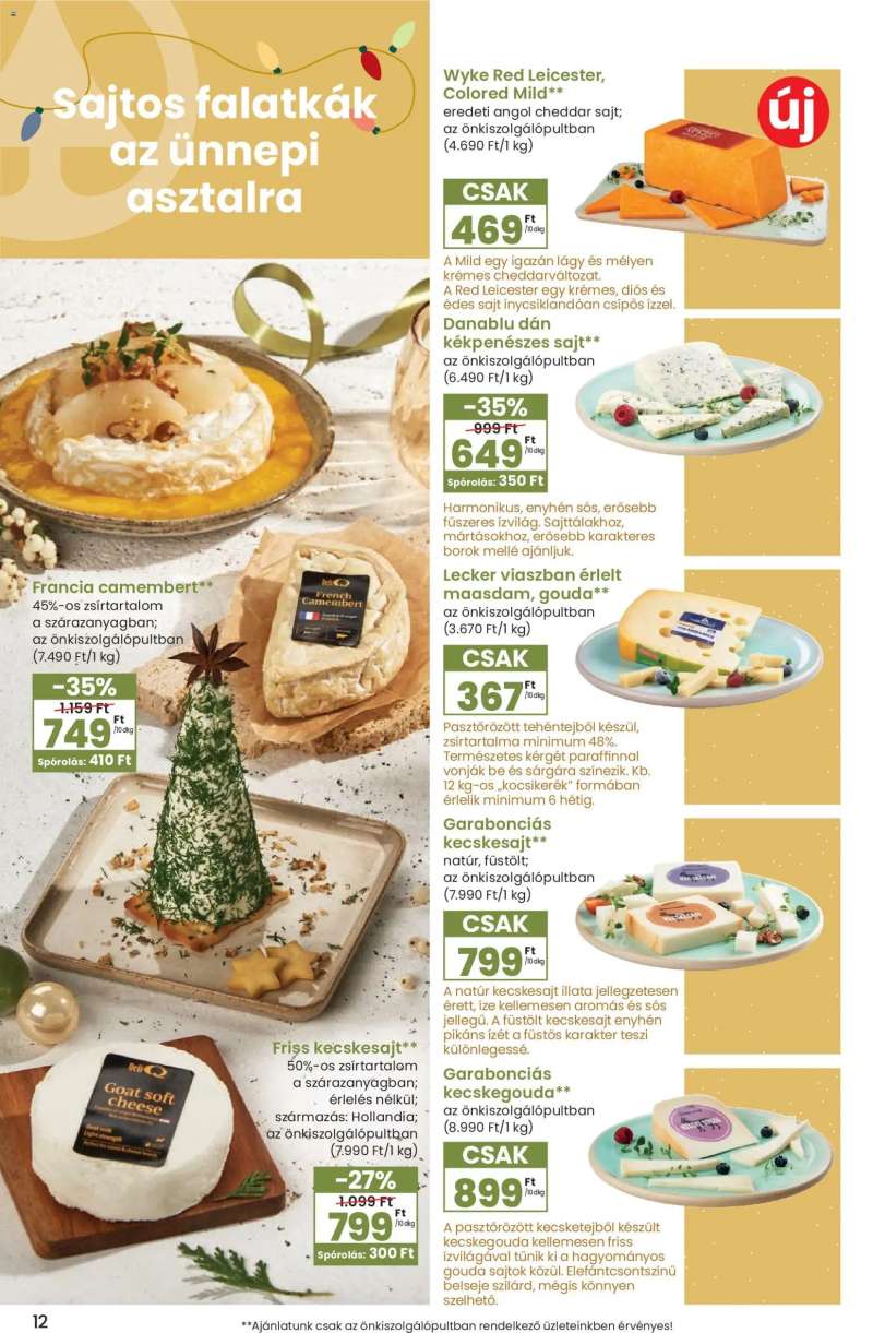 Interspar Karácsonyi Ínyenc katalógus 12 oldal