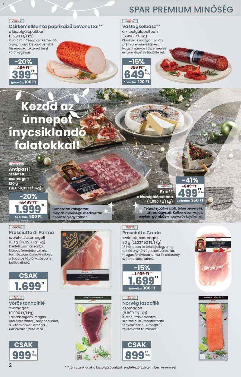 Interspar Karácsonyi Ínyenc katalógus 2 oldal