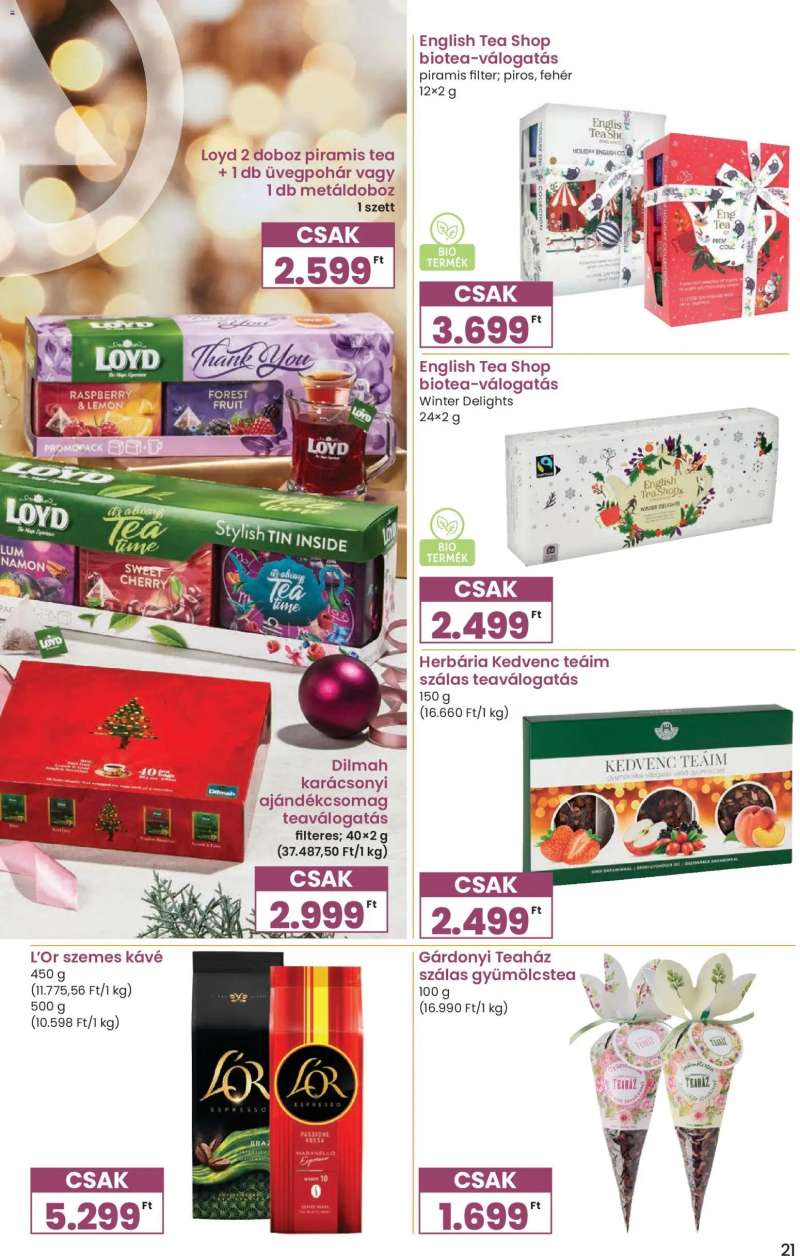 Interspar Karácsonyi Ínyenc katalógus 21 oldal