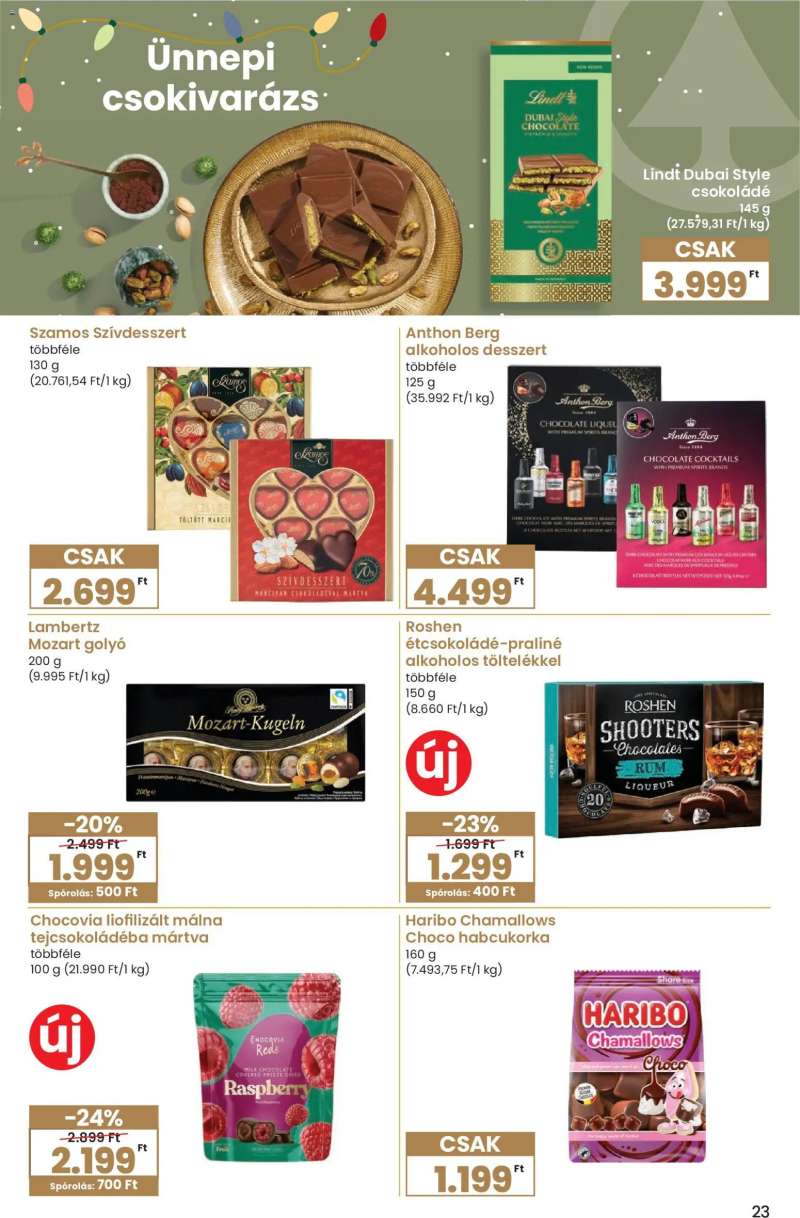 Interspar Karácsonyi Ínyenc katalógus 23 oldal