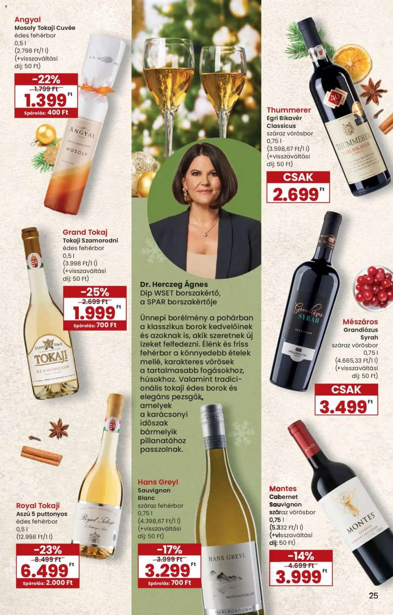 Interspar Karácsonyi Ínyenc katalógus 25 oldal