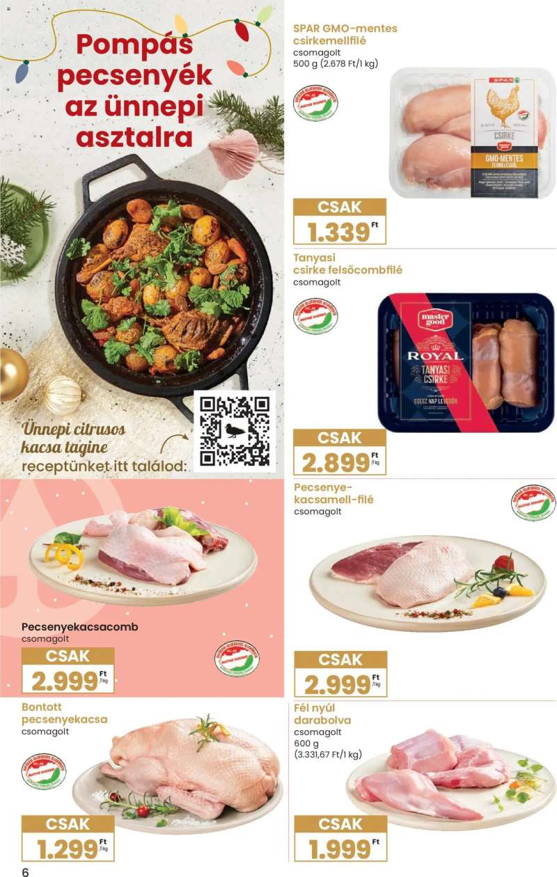 Interspar Karácsonyi Ínyenc katalógus 6 oldal