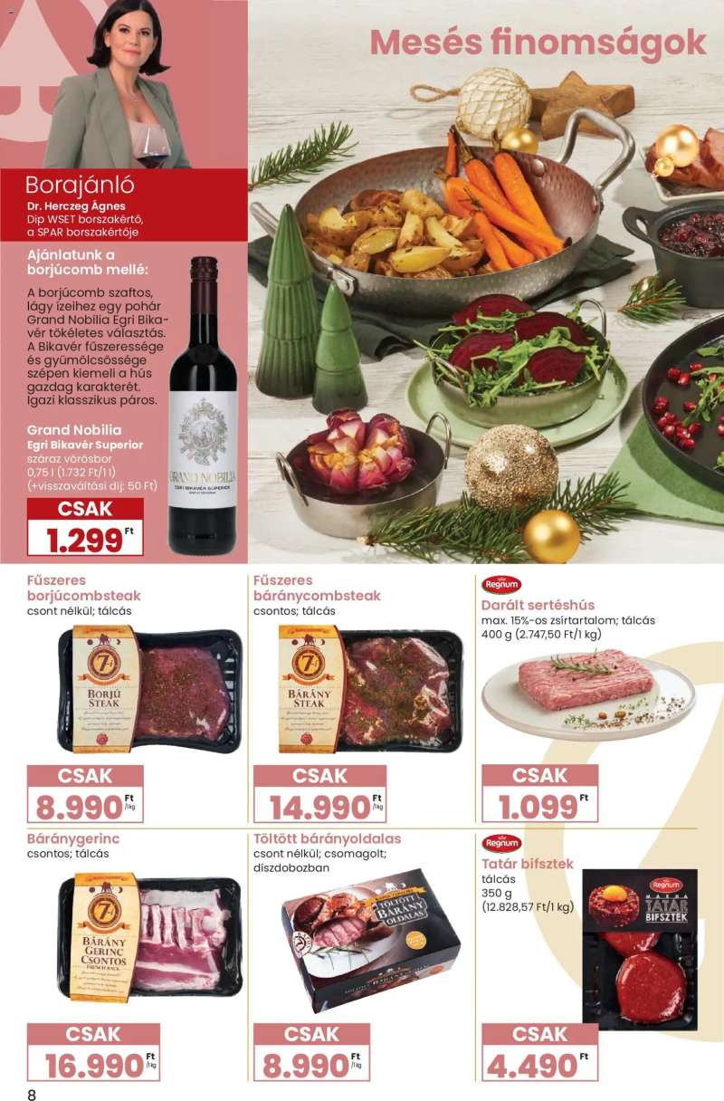 Interspar Karácsonyi Ínyenc katalógus 8 oldal