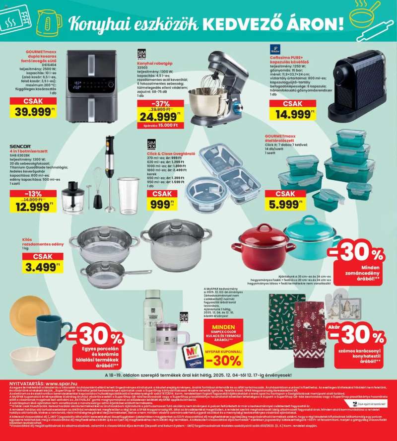 Interspar Akciós újság Interspar 18 oldal