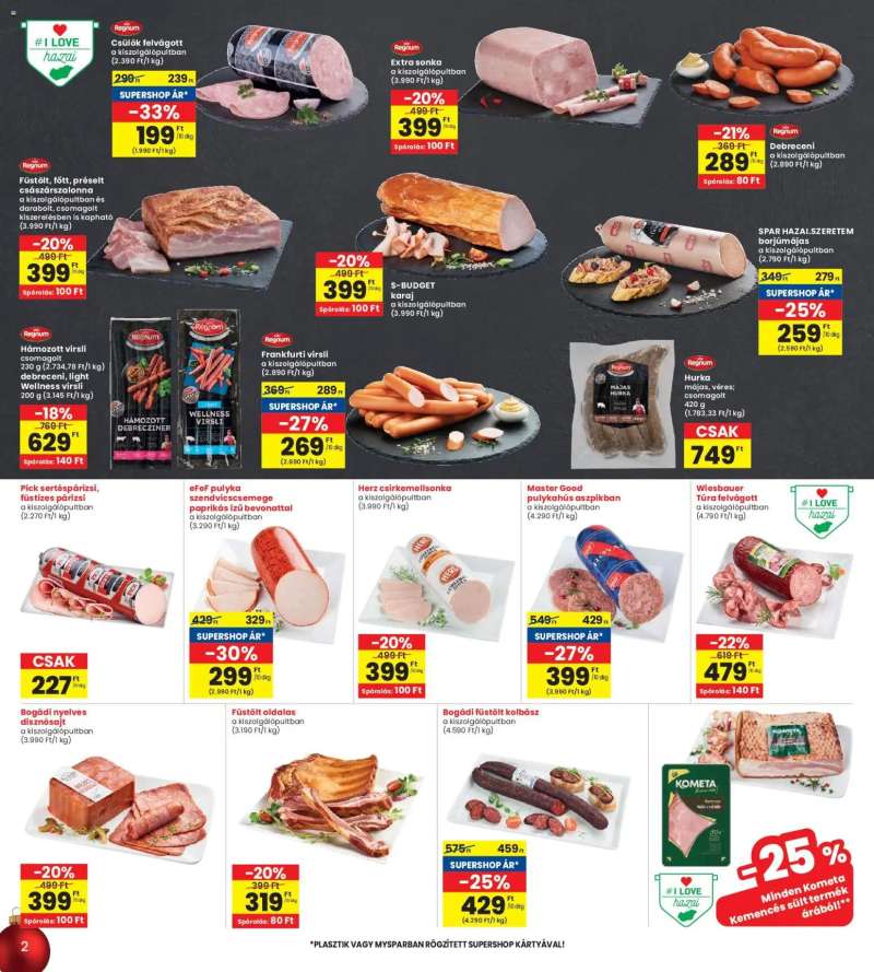 Interspar Akciós újság Interspar 2 oldal