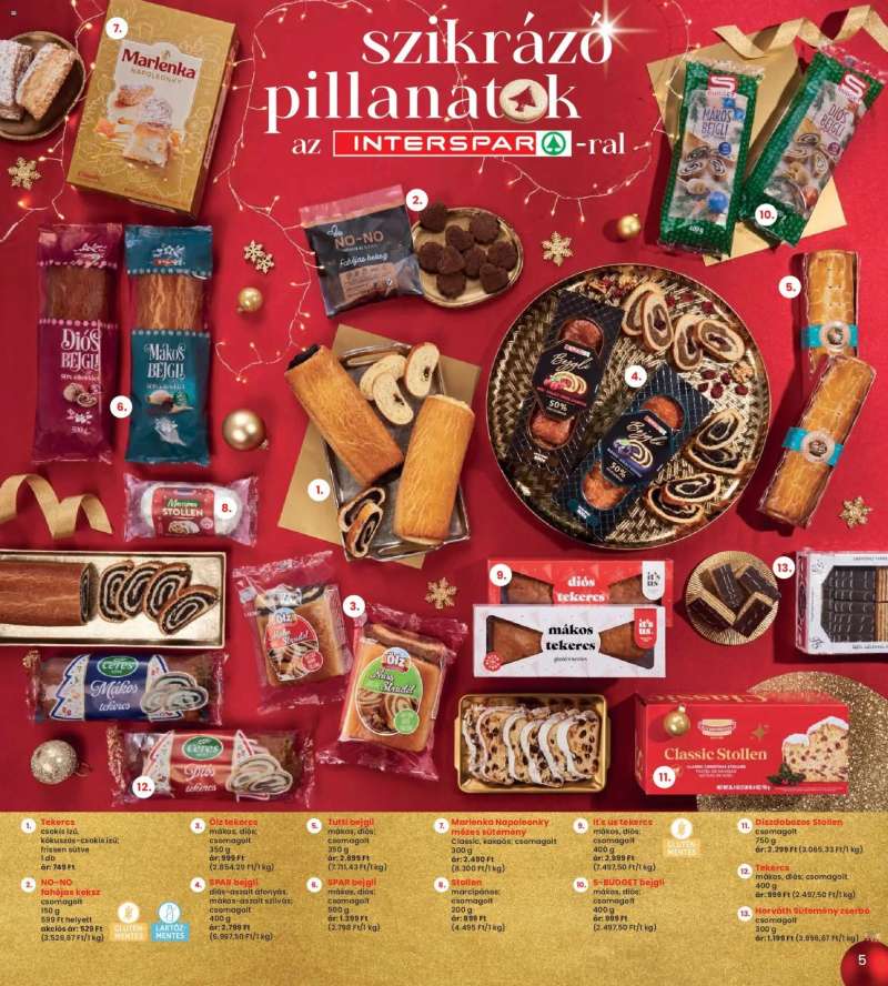 Interspar Akciós újság Interspar 5 oldal