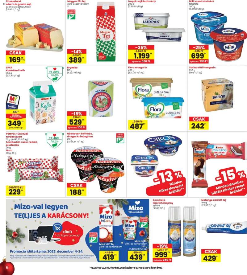 Interspar Akciós újság Interspar 6 oldal