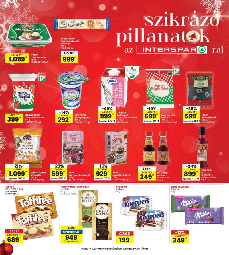 Interspar Akciós újság Interspar 8 oldal