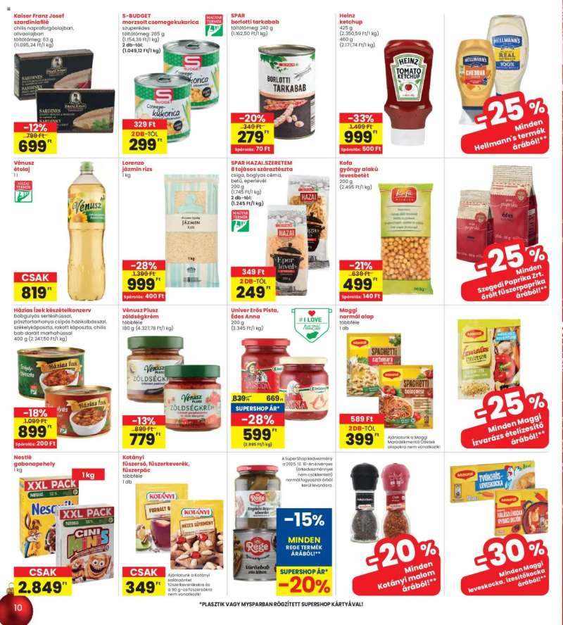 Interspar Akciós újság Interspar 10 oldal