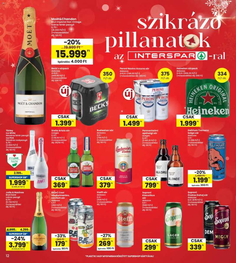 Interspar Akciós újság Interspar 12 oldal