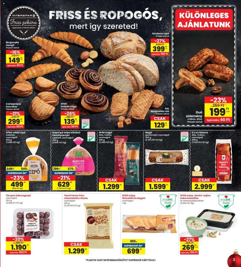 Interspar Akciós újság Interspar 3 oldal