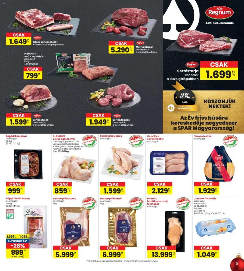 Interspar Akciós újság Interspar 5 oldal