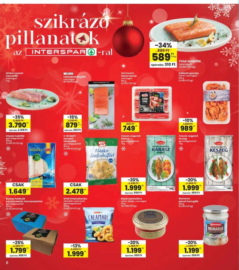 Interspar Akciós újság Interspar 8 oldal