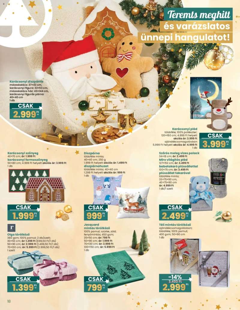 Interspar Ajándék katalógus 18 oldal